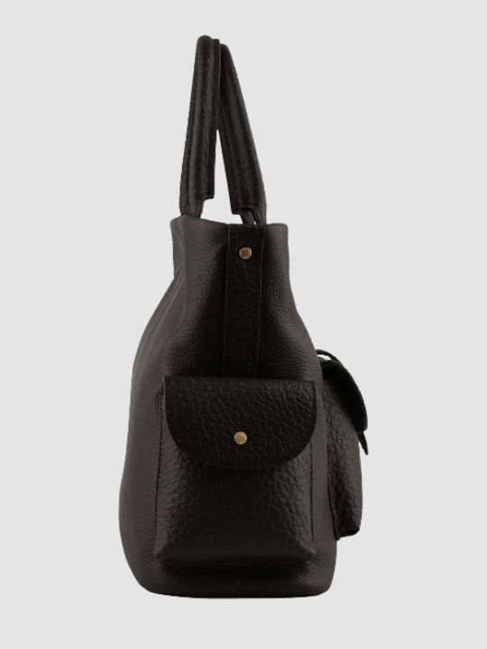 Leder Damen Handtasche Schulter Crossbody Braun