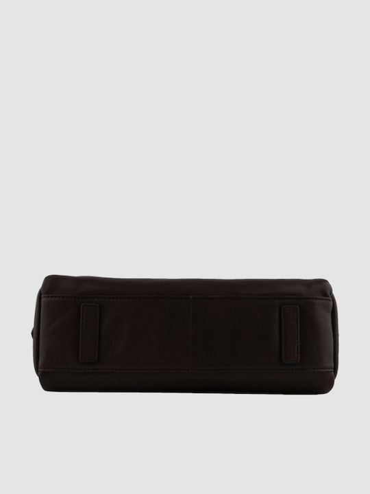 Leder Damen Tasche Messenger Braun