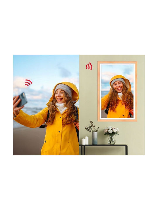 AgfaPhoto Digitale Bilderrahmen mit Touchscreen 32 Zoll Mehrfarbig