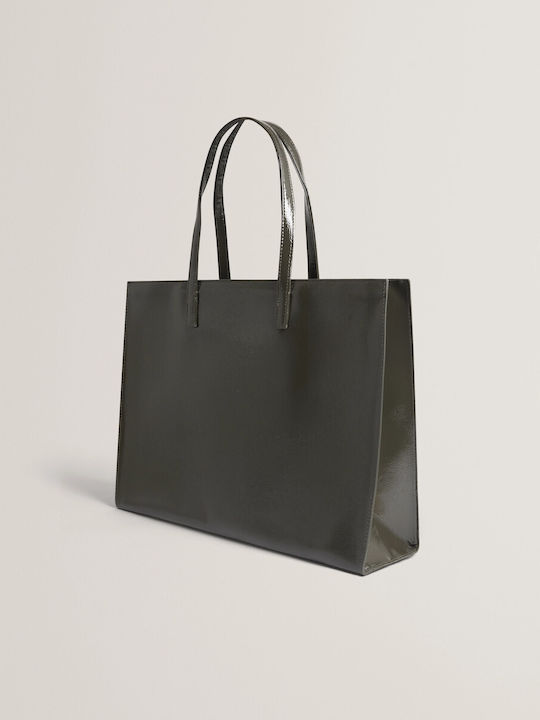Extra Large Icon Damen Tote Tasche Grau