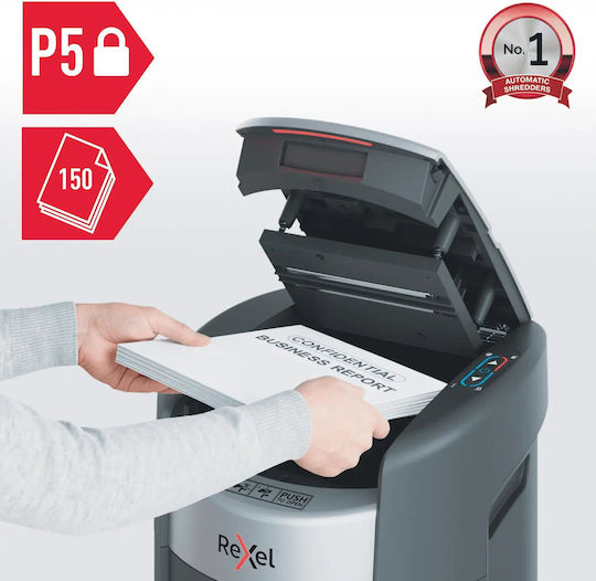 Rexel Distrugător Documente Micro Cut 150 Foi cu Recipient 15lt