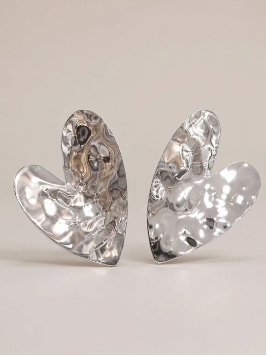 Touch Earrings Made Of Steel 14 907 Silver