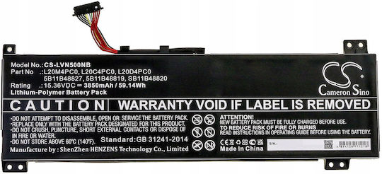 Cameron Sino Baterie Compatibilă pentru Lenovo IdeaPad / Legion Lenovo Ideapad Gaming 3 / Legion 5 cu 3850mAh
