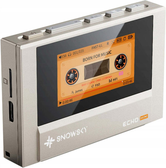 Fiio Snowsky MP3-Spieler 8GB mit IPS-Silber Bildschirm