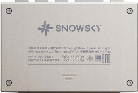Fiio Snowsky MP3-Spieler 8GB mit IPS-Silber Bildschirm