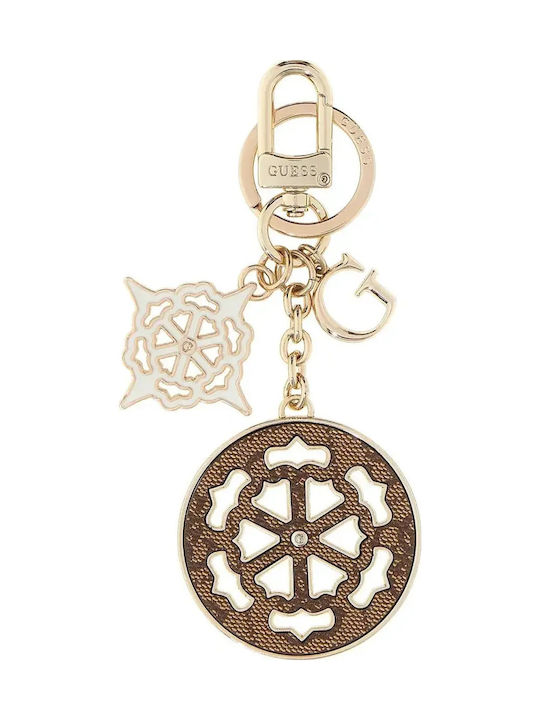 Guess Damen Schlüsselanhänger Keychains Ella Logo Rw7569p6301 Beiges Guess Damen Schlüsselanhänger Keychains Ella Logo Rw7569p6301 Beiges