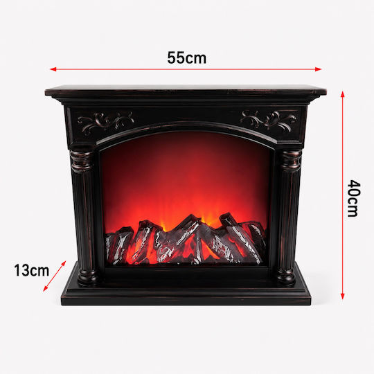 ForHome Dekoratives Kaminlicht 55x13x40cm