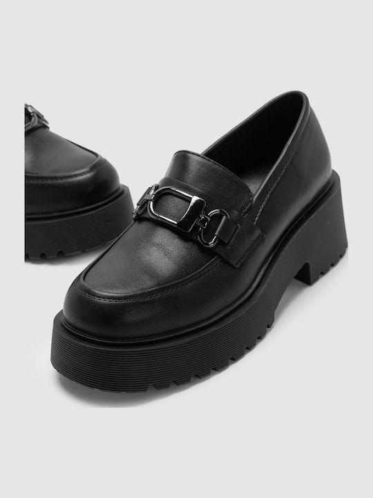 Damen Mokassins in Schwarz Farbe