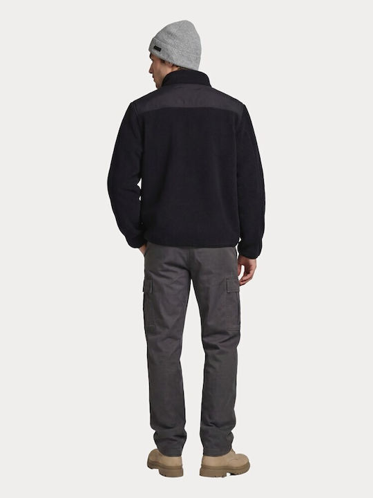 Jachetă Fleece pentru Bărbați Neagră