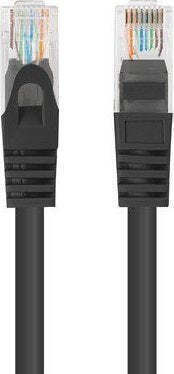 Lanberg U/UTP Cat.6 (Gigabit) Network Cable Ethernet 3m Black 10 Pieces
