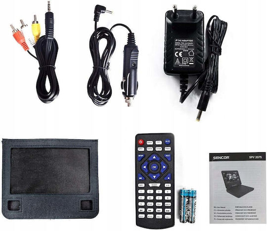 Sencor Spv 2075 Преносим DVD Плеър 7'' DVD CD USB SD