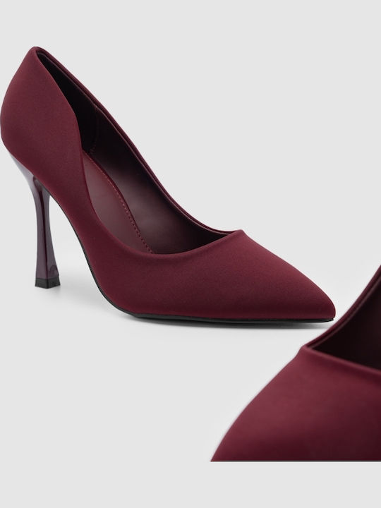 Spitze Zehen Burgundische Pumps