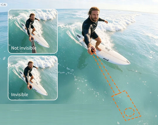 Băț pentru selfie Vrig Băț pentru selfie Monopod 160 cm Invizibil 1/4" + GoPro Vrig Tp-36 Sku A0308