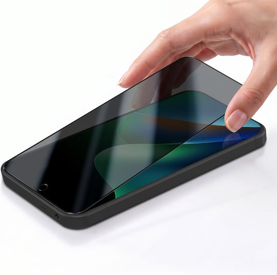 Avizar Gehärtetes Glas Xiaomi Redmi 17 5G Datenschutz Stoßfest Schutz Transparent Schwarz
