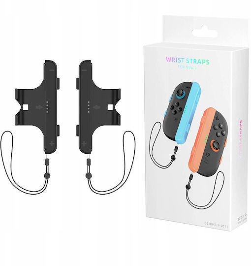 Jys 2x Vertikale Griffe Joy-con + Armband Nintendo Switch 2 Schwarz Sb11088
