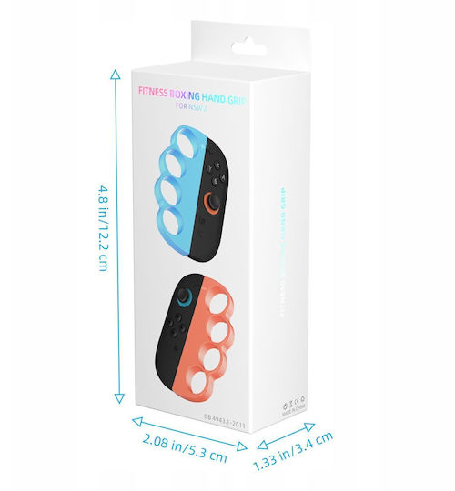 Jys 2x Боксова дръжка Jys-ns2298 Joy-con Nintendo Switch 2 Nsw2 Fitness Boxing Син Оранжев Sb11089