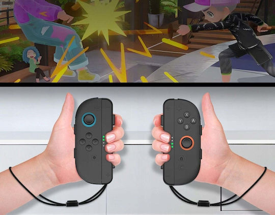 Jys 2x Vertikale Griffe Joy-con + Armband Nintendo Switch 2 Schwarz Sb11088