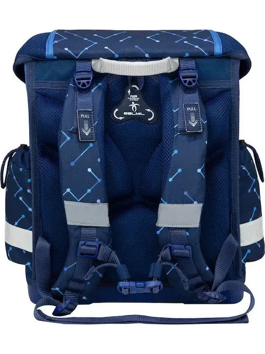 Belmil Classy Σχολική Τσάντα Πλάτης Δημοτικού Μπλε 19lt 32 x 19 x 36εκ