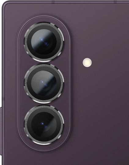 Enkay Protecție Cameră din Sticlă Securizată Rezistentă la Șocuri Samsung Galaxy Z Fold 8 Ultra Negru Transparent