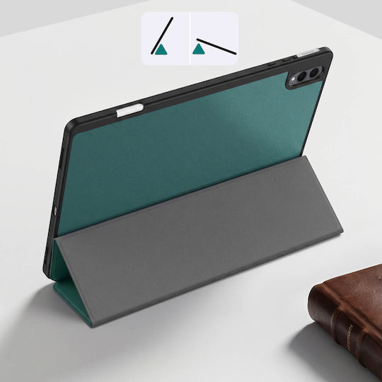 Avizar Case Samsung Galaxy Tab S12 Plus Stand Function Pen Holder Pine Green