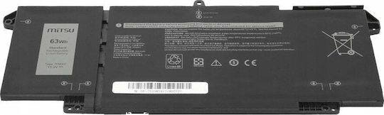 Mitsu Compatible Battery for Dell Latitude Dell Latitude 5320, 7320, 7520 with 3600mAh