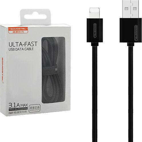 Somostel USB-A zu Lightning Kabel Schwarz 1.2m (27231)