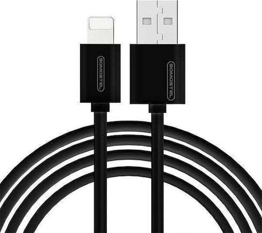 Somostel USB-A zu Lightning Kabel Schwarz 1.2m (27231)