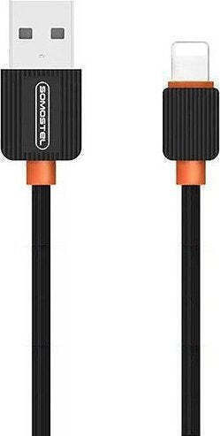 Somostel USB-A zu Lightning Kabel Schwarz 1m (28259)