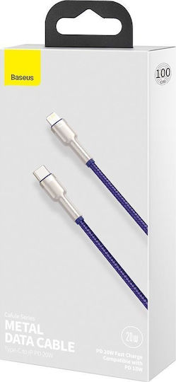 Baseus USB-C zu Lightning Kabel 20W Lila 1m