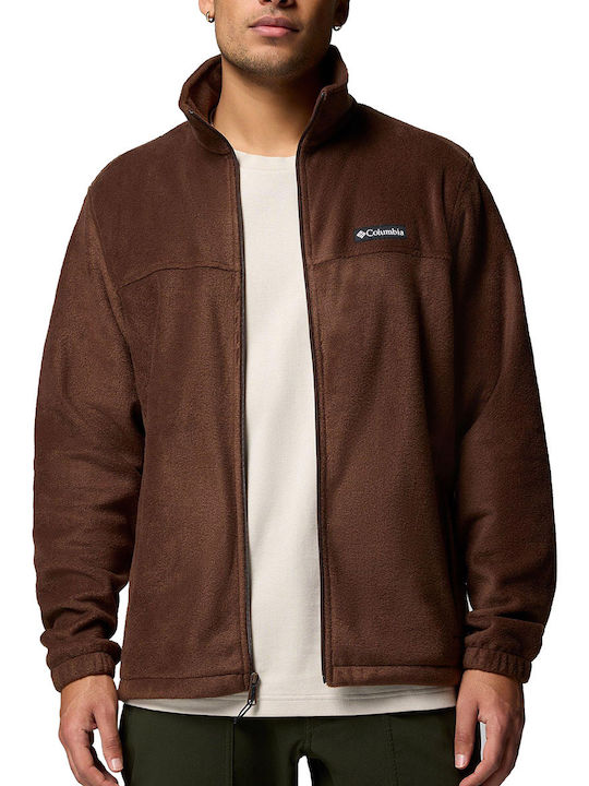 Steens Mountain Full Men's Fleece Jacket Brown