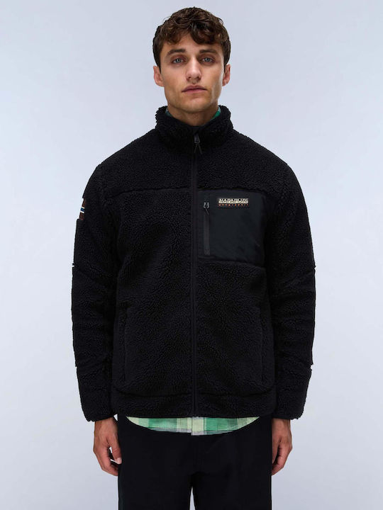 Yupik Men's Sherpa Cardigan Black Beauty