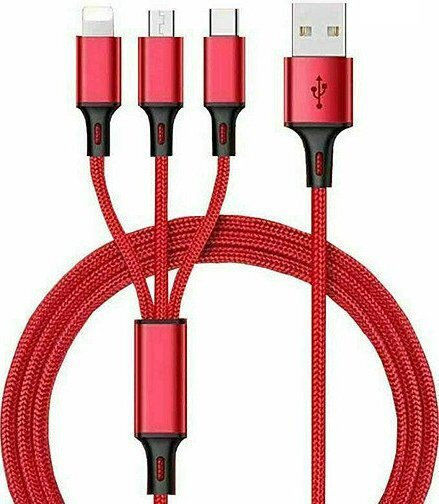 27973 Convertor USB-A / USB-C / Lightning / micro USB Masculin în USB-A / USB-C / Lightning / micro USB Feminin