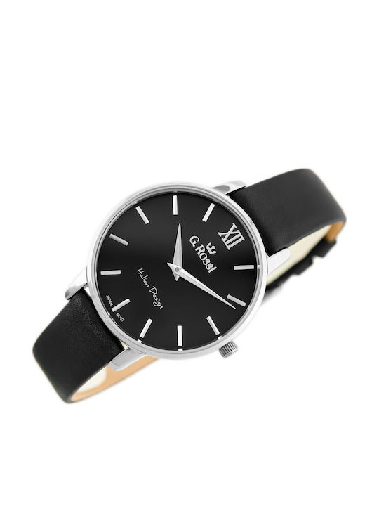 Gino Rossi Men's Watch 35mm Battery With Black Leather Strap Gino Rossi Men's Watch 35mm Battery With Black Leather Strap