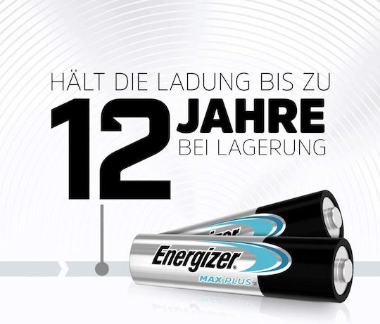 Energizer Max Plus Alkaline Batterien AAA 1.5V 8Stück