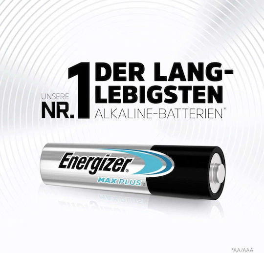 Energizer Max Plus Alkaline Batterien AAA 1.5V 8Stück