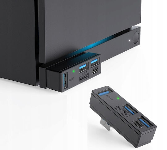 Jys Хъб Адаптер Usb 3.0 4-в-1 3x Usb-a 1x Usb-c 5 Gb S Ps5 Компютър Steam Machine Jys-sdm007-v2