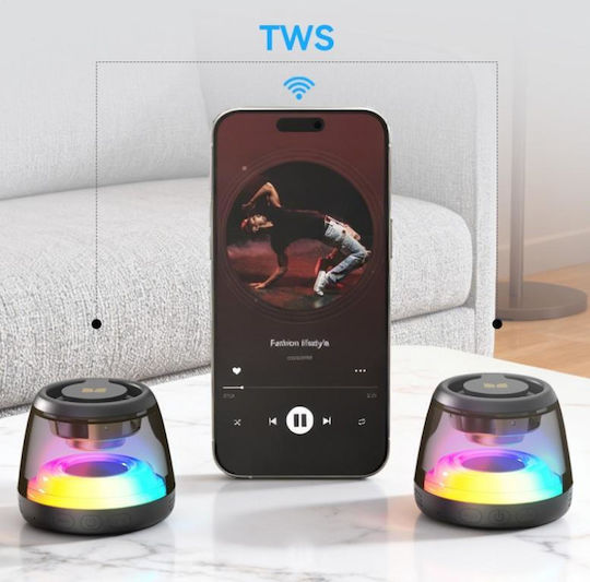 Monster S520 Водоустойчива Bluetooth Колонка 5W с Живот на Батерията до 12 Часа Черна