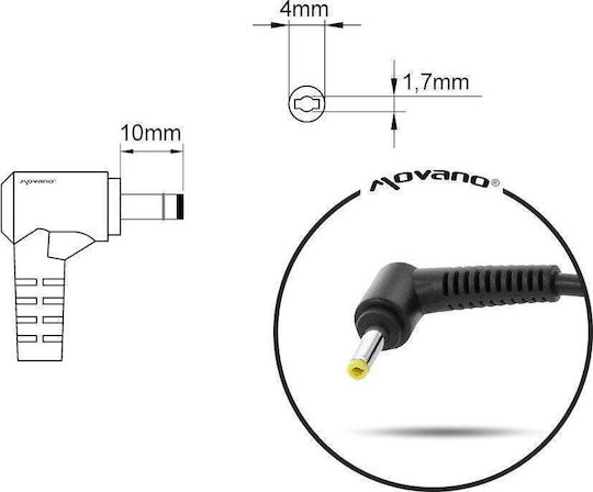 Mitsu Laptop Charger 45W 19.5V 2.31A for HP