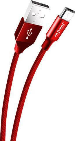Nafumi 0.3m Regular USB 2.0 to micro USB Cable Red (25905)