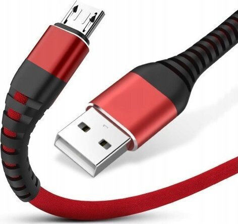 1m Regular USB 2.0 to micro USB Cable Red