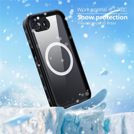Redpepper Dot+ Series IP68 Waterproof Case Magsafe iPhone 17e 16e Black