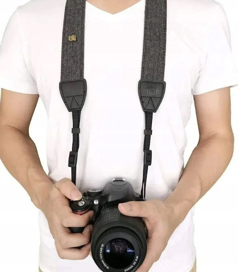 Сива Каишка За Врат За Dslr Фотоапарат Dslr Безогледален Фотоапарат