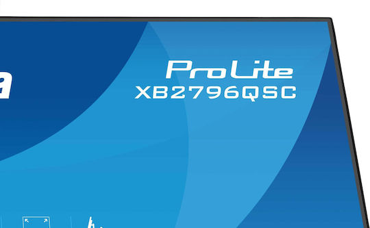 Iiyama XB2796QSC-B1 IPS Monitor 27" QHD 2560x1440 cu Timp de Răspuns 4ms GTG