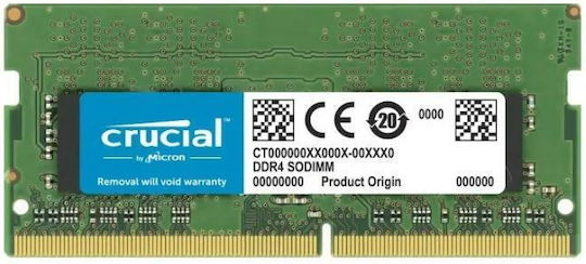 Crucial DDR4 Memory Module 1x16GB Speed 3200 for Laptop
