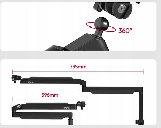 Suport pentru microfon Boom Arm Ulanzi Zj05