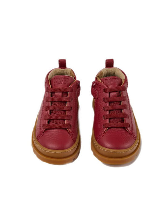 Brutus Leder Kinderstiefel Burgundisch