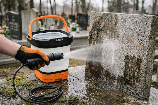 Neo Tools Водоструйка 12V с Налягане 5bar и 1 Батерия