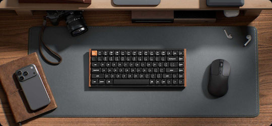 Keychron K3 Max SE K3M-F1 Безжична Гейминг Механична Клавиатура 75% с Keychron Milk POM Red суичове и RGB осветление (Международен английски) Сива