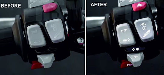 BMW R1200GS LC F850GS F750GS R1200RS R1200R F900R F900XR 2013-2019 16PD59 Switch Symbols Stickers