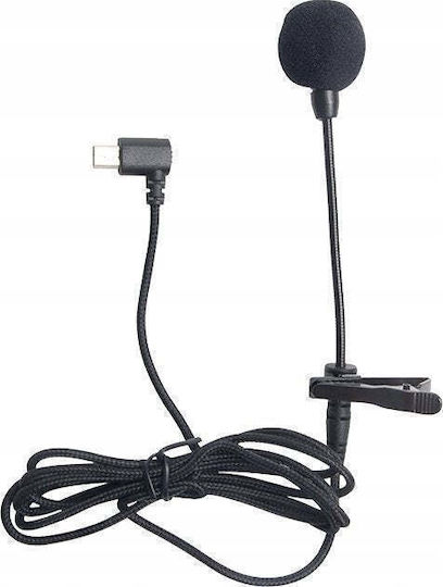 SJCAM External Microphone B Микрофон Изскачащо меню за Мобилен в Черен Цвят